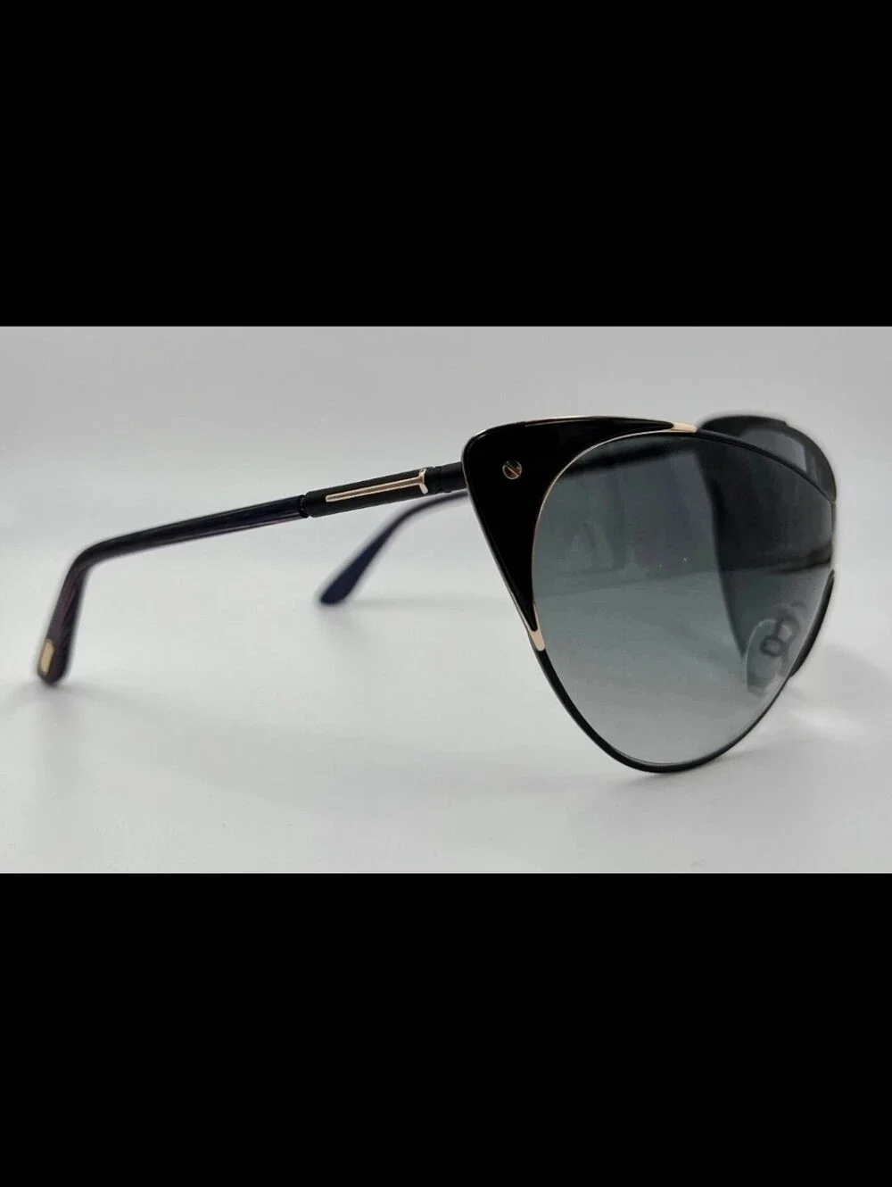 Tom Ford Black Gradient Women's Sunglasses Eyewear